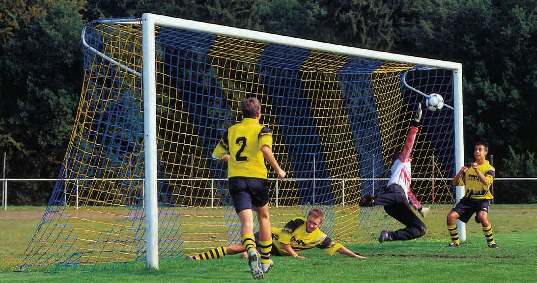 Fußballtor mit HUCK Tornetz